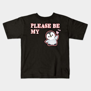 Please be my valentine Kids T-Shirt